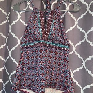 Halter Style Tankini Top
